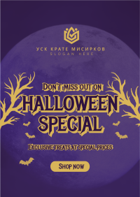 Halloween Special Sale Flyer Image Preview