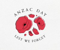 Anzac Day Minimalist Facebook post Image Preview