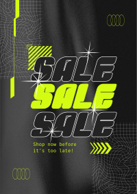 Wireframe Urban Sale Poster Image Preview