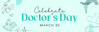 Celebrate Doctor's Day Twitter Header Design