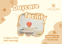 Cute Daycare Facility Postcard Image Preview
