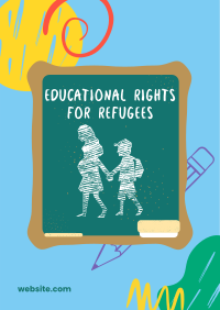 Refugees Education Rights Poster Image Preview