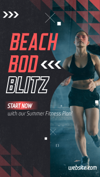 Summer Fitness Plan TikTok Video Image Preview