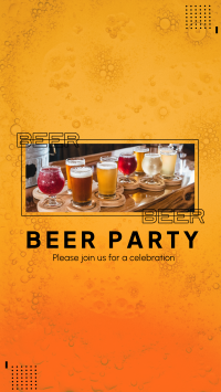 Beer Party Facebook Story Design