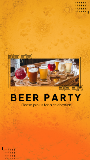 Beer Party Facebook story Image Preview