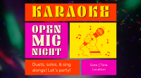 Karaoke Open Mic Animation Image Preview