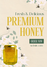 Honey Jar Product Poster Design