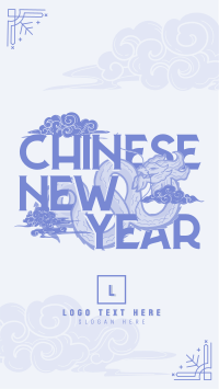 Oriental Chinese New Year Instagram Story Design