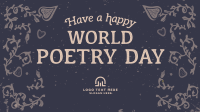 World Poetry Day Facebook Event Cover Design