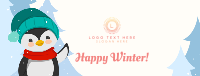 Happy Winter Facebook cover Image Preview