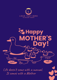 Mother Duck Poster Design