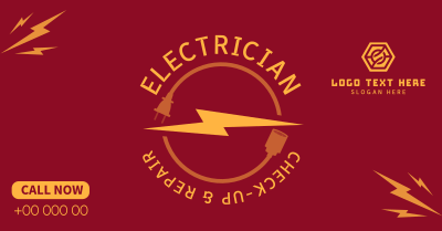 Professional Electrician Facebook ad Image Preview
