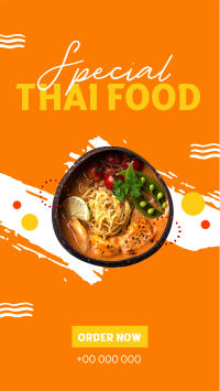 Thai Flavour Facebook Story Design