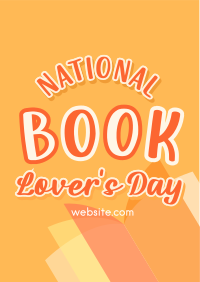 Book Lovers Greeting Flyer Design