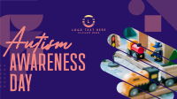 Autism Awareness Shapes Facebook event cover Image Preview