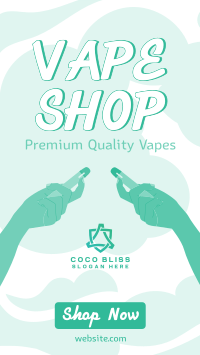 Premium Vapes Instagram Reel Image Preview