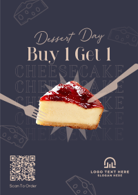 Cheesy Cheesecake Flyer Image Preview