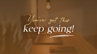 Keep Going Motivational Quote Animation Design