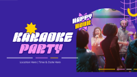 Karaoke Party Hours Animation Image Preview