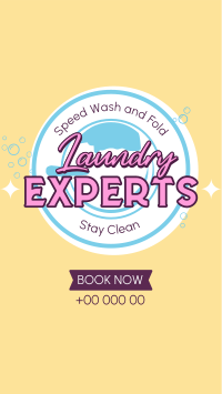 Laundry Experts Instagram Story Design