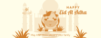 Eid Al Adha Cow Facebook Cover Image Preview