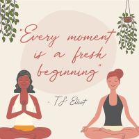 Yoga Positive Quotes Instagram Post Design
