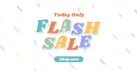 Flash Sale Multicolor Facebook Ad Design