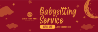 Cute Babysitting Services Twitter Header Image Preview
