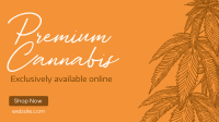 Premium Marijuana Facebook event cover Image Preview