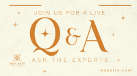 Simple Question & Answer Facebook Event Cover Image Preview