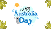 Koala Astralia Celebration Facebook Event Cover Design