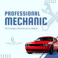 Professional Mechanic Instagram post Image Preview