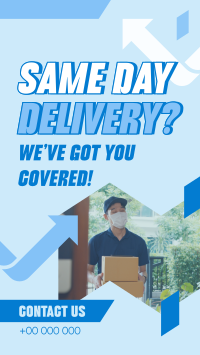 Courier Delivery Services Facebook story Image Preview