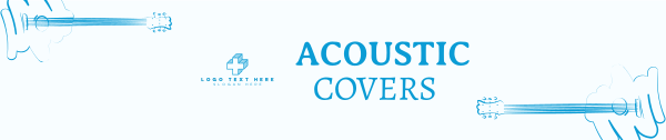 Acoustic Covers SoundCloud Banner Design Image Preview