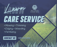 Lawn Care Maintenance Facebook Post Design