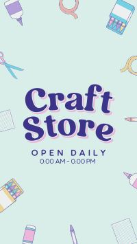 Kawaii Craft Shop TikTok video Image Preview