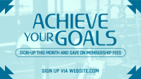 Fitness Gym Membership Animation Preview