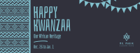 Tribal Kwanzaa Heritage Facebook Cover Image Preview