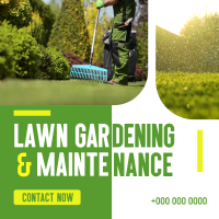 Neat Lawn Maintenance Linkedin Post Design