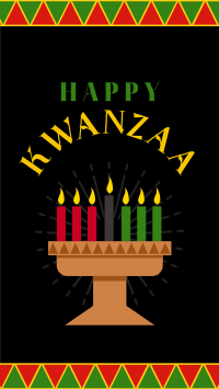 Happy Kwanzaa Facebook Story Design