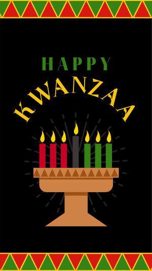 Happy Kwanzaa Facebook story Image Preview