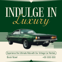 Luxury Vintage Car Instagram post Image Preview