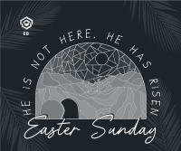 Modern Easter Sunday Facebook Post Image Preview