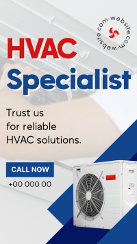 HVAC Specialist TikTok video Image Preview