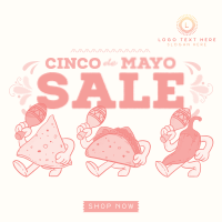 Cinco De Mayo Mascot Sale Instagram post Image Preview