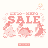 Cinco De Mayo Mascot Sale Instagram post Image Preview