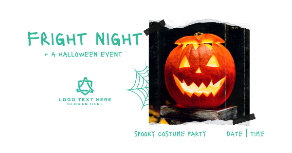 Fright Night Party Facebook Ad Design Image Preview