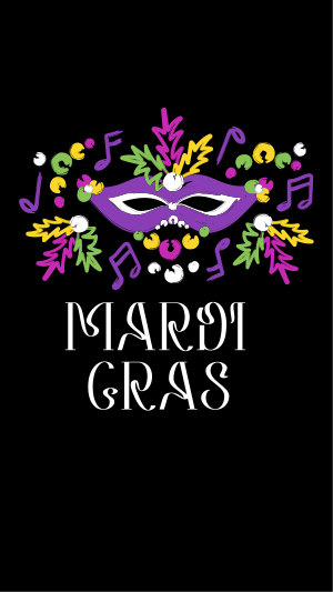 Mardi Gras Showstopper Facebook story Image Preview