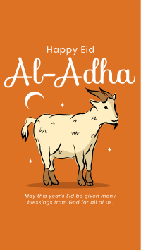 Eid Al Adha Goat Facebook Story Design