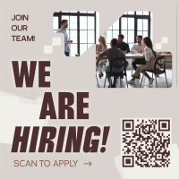 Generic Office Hiring Instagram Post Preview